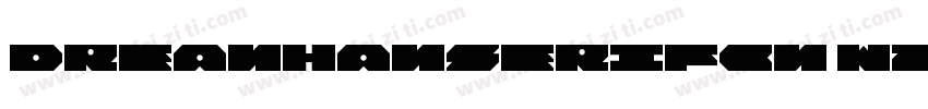 dreanhanserifcn w20字体转换